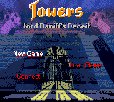 Towers - Lord Baniff's Deceit (USA) Title Screen